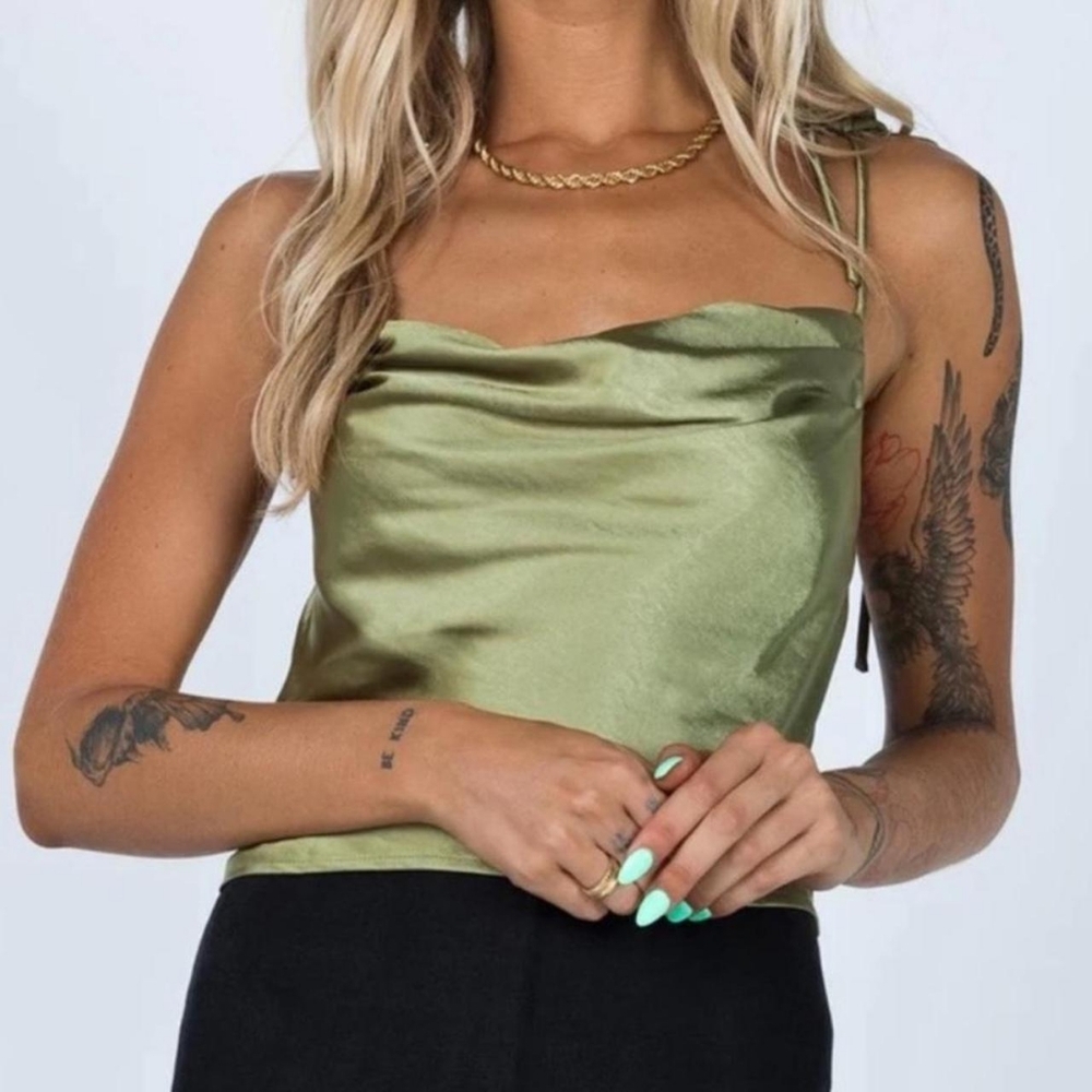 Princess Polly Olive Green Camisole
